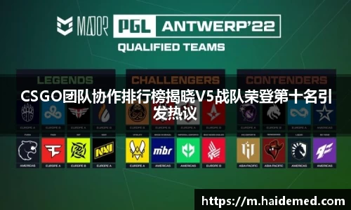 CSGO团队协作排行榜揭晓V5战队荣登第十名引发热议